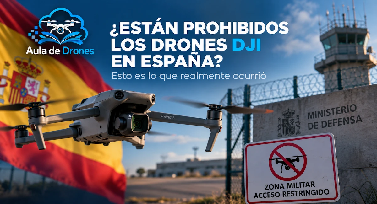 Drones DJI y restricciones de uso en España: aclaración sobre las limitaciones del Ministerio de Defensa